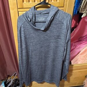 Vineyard Vines Gray Performance Hooded Long Sleeve
